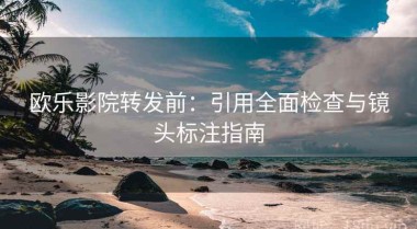 欧乐影院转发前：引用全面检查与镜头标注指南