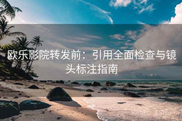 欧乐影院转发前：引用全面检查与镜头标注指南