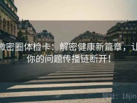 微密圈体检卡：解密健康新篇章，让你的问题传播链断开！
