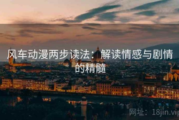 风车动漫两步读法：解读情感与剧情的精髓