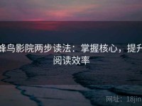 蜂鸟影院两步读法：掌握核心，提升阅读效率