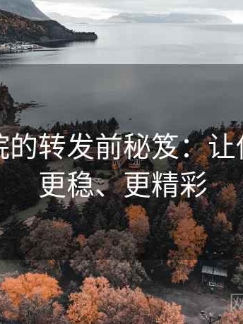 努努影院的转发前秘笈：让你的内容更稳、更精彩
