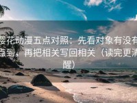 樱花动漫五点对照：先看对象有没有点到，再把相关写回相关（读完更清醒）