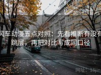 风车动漫五点对照：先看推断有没有跳层，再把对比写成同口径