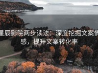 星辰影院两步读法：深度挖掘文案情感，提升文案转化率
