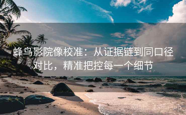 蜂鸟影院像校准：从证据链到同口径对比，精准把控每一个细节